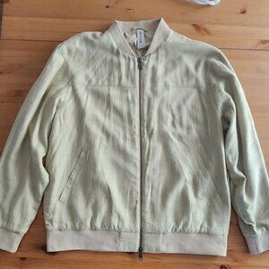 Touch of linen bomber jacket XL